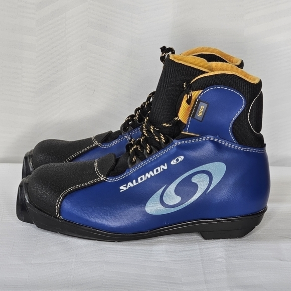 Salomon Other - Salomon kids Igloo cross country lace-up ski boots size 3